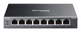 TP-Link Omada ES208GP network switch Managed L2 Gigabit Ethernet (10/100/1000) Power over Ethernet (PoE) DIN rail Black