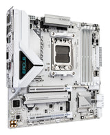 GIGABYTE B850M EAGLE WIFI6E ICE Motherboard - AMD Ryzen 9000 Series CPUs, 8+2+2 Phases Digital VRM, up to 8200MHz DDR5 (OC), 1xPCIe 5.0 + 1xPCIe 4.0 M.2, Wi-Fi 6E, 2.5 GbE LAN, USB 3.2 Gen 2