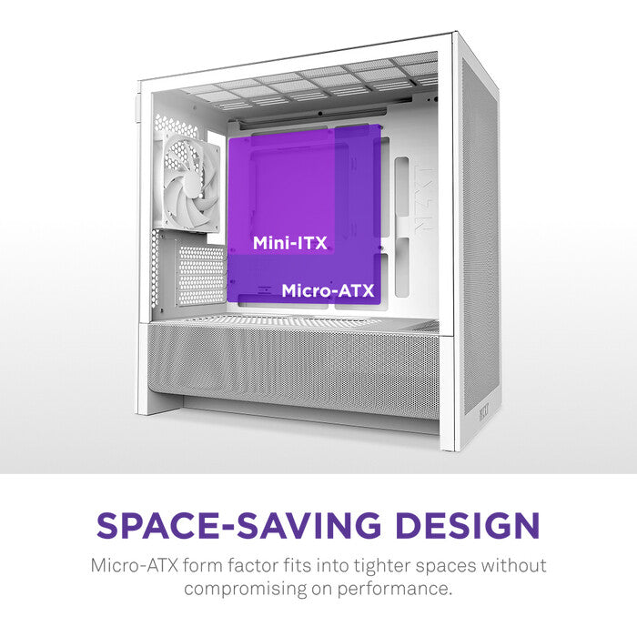 NZXT H9 H3 Flow Midi Tower White