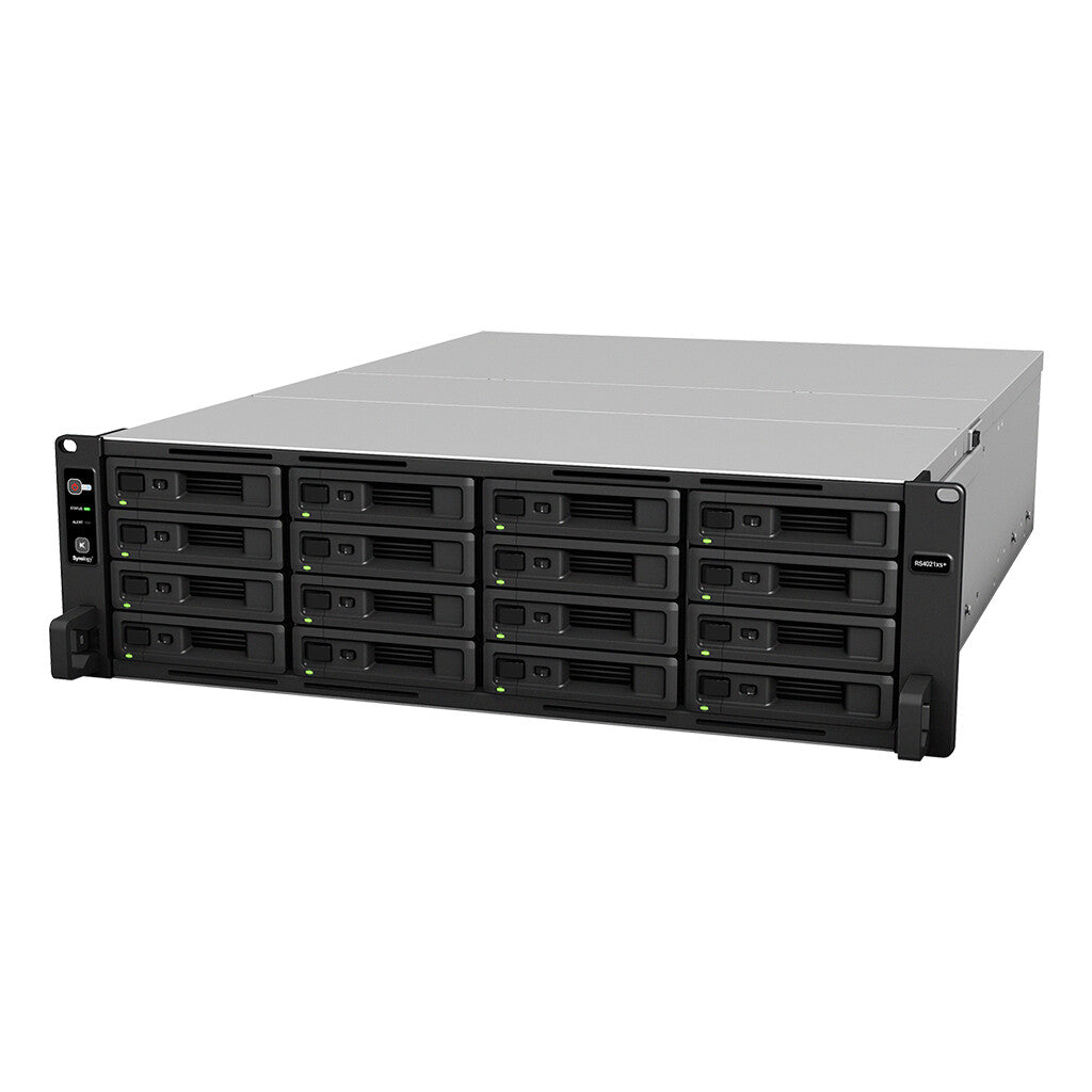 Synology RackStation RS4021xs+ NAS Rack (3U) Intel® Xeon® D D-1541 16 GB DDR4 192 TB HDD DiskStation Manager Black