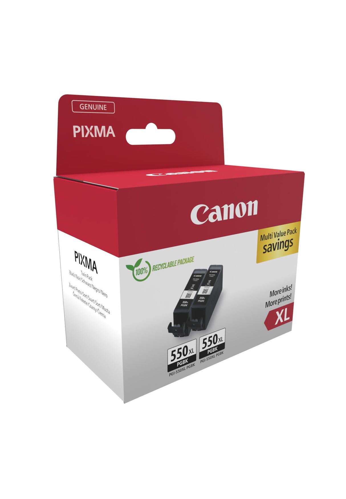 Canon 6431B010 ink cartridge 2 pc(s) Original Black