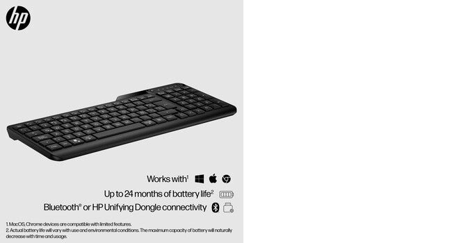 HP 475 Dual-Mode Wireless Keyboard