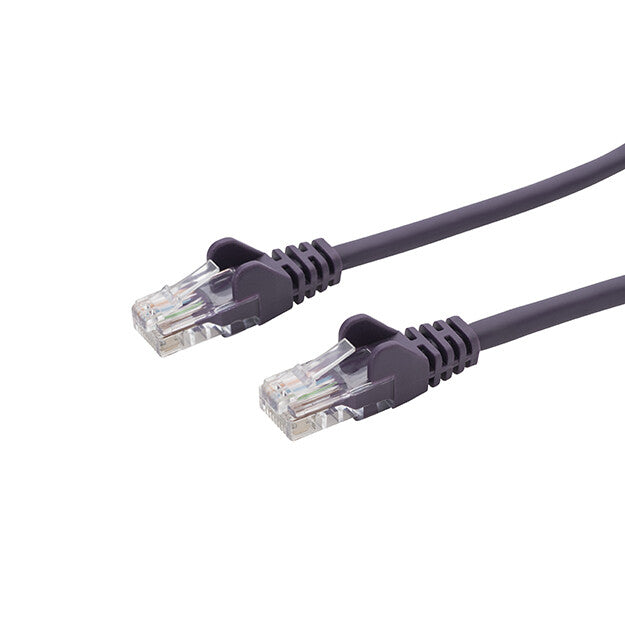 connektgear 20m RJ45 CAT6 UTP Stranded Flush Moulded LS0H Network Cable - 24AWG - Purple