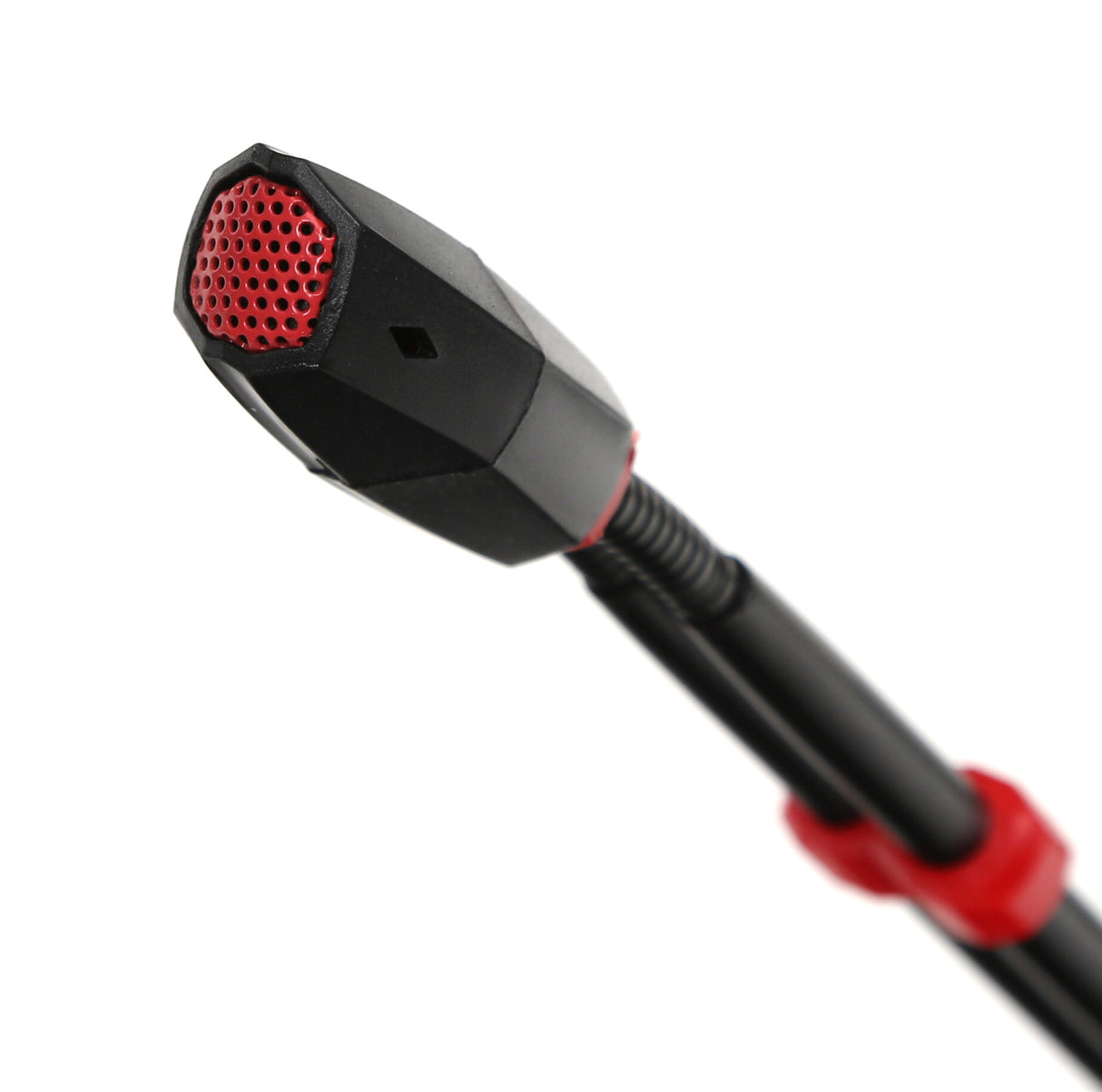 Varr Gaming 3.5mm Microphone with Stand, Adjustable 180°, Control panel (on/off, volume and backlight), Microphone sensitivity -58±2dB and omnidirectional, 3.5mm connection jack, Black/Red, Cable 1.5m