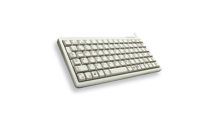 CHERRY G84-4100 COMPACT KEYBOARD Corded, USB/PS2, Light Grey, (QWERTY - UK)