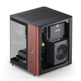 Jonsbo TK-0 BLACK computer case Black, Wood