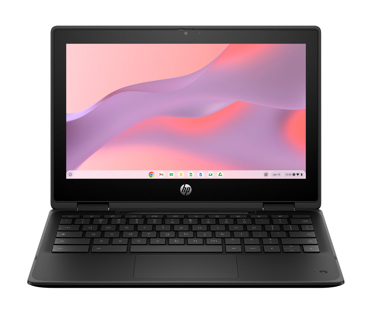 HP Fortis Flip G1m Chromebook MediaTek 520 29.5 cm (11.6") Touchscreen HD 8 GB LPDDR4x-SDRAM 64 GB eMMC Wi-Fi 6 (802.11ax) ChromeOS Black