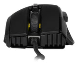 Souris de jeu légère Corsair Ironclaw RGB FPS/MOBA, forme profilée, commutateurs Omron, 18 000 DPI, 7 boutons programmables