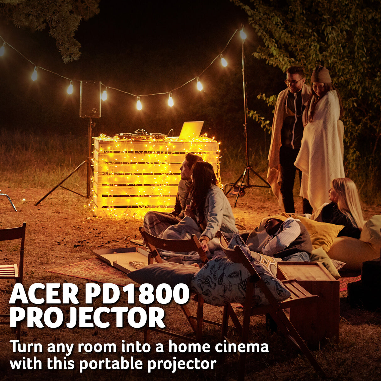Acer PD1800 DLP Projector, 4K Ultra HD (3840×2160), 1000 ANSI Lumens