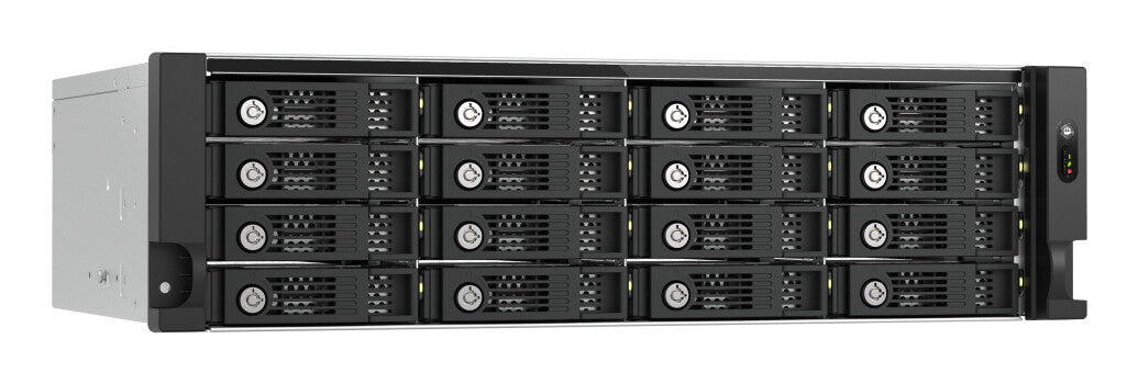 QNAP TL-R1600PES-RP storage drive enclosure HDD/SSD enclosure Black, Grey 2.5/3.5"