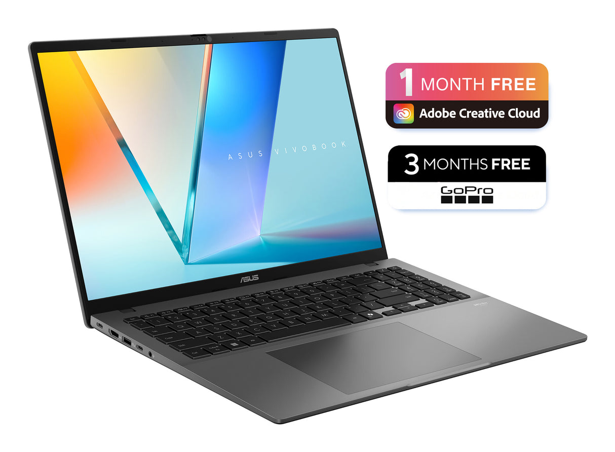 ASUS Vivobook S16 M3607GA-SH004W Copilot+ PC AMD Ryzen™ AI 7 445 Laptop 40.6 cm (16") WUXGA 32 GB DDR5-SDRAM 1 TB SSD Wi-Fi 6 (802.11ax) Windows 11 Home Grey