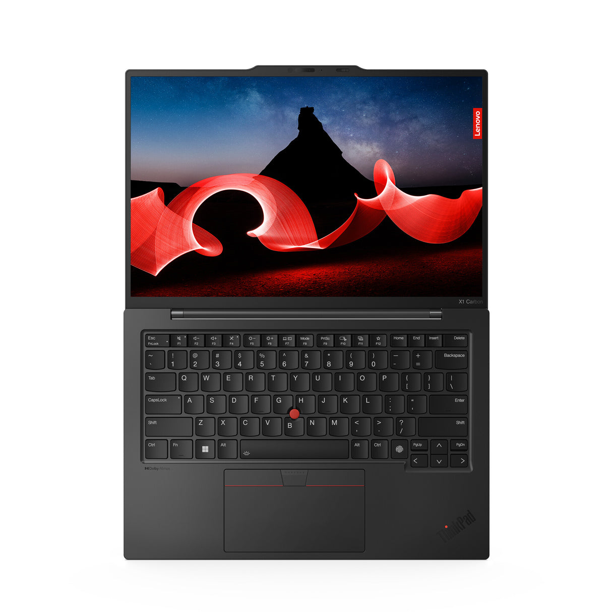 Lenovo ThinkPad X1 Carbon Gen 12 Intel Core Ultra 7 155U Laptop 35.6 cm (14") WUXGA 16 GB LPDDR5x-SDRAM 512 GB SSD Wi-Fi 6E (802.11ax) Windows 11 Pro UK English Black