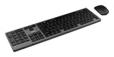 Adesso WKB-7300CB keyboard Mouse included Office RF Wireless QWERTY UK English Black