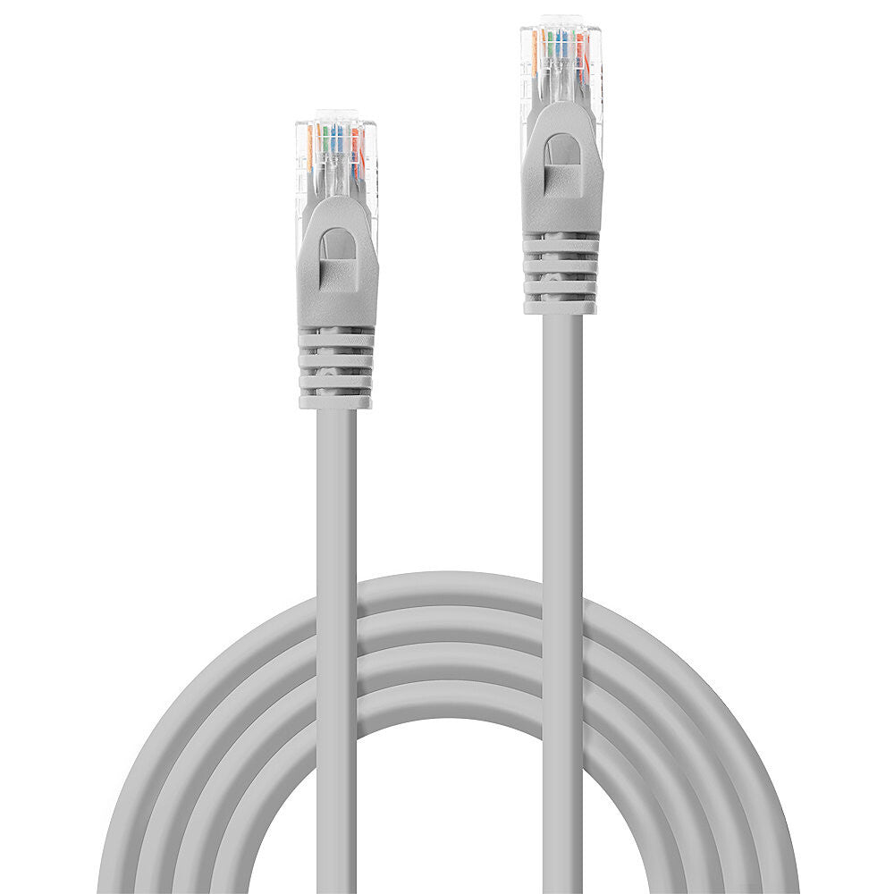 Lindy 1m Cat.5e U/UTP Network Cable, Grey