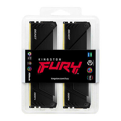 Kingston Technology FURY Beast 128GB 3600MT/s DDR4 CL18 DIMM (Kit of 4) RGB