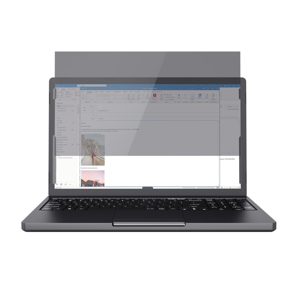 Trust Primo 39.6 cm (15.6") Monitor/Laptop Frameless display privacy filter