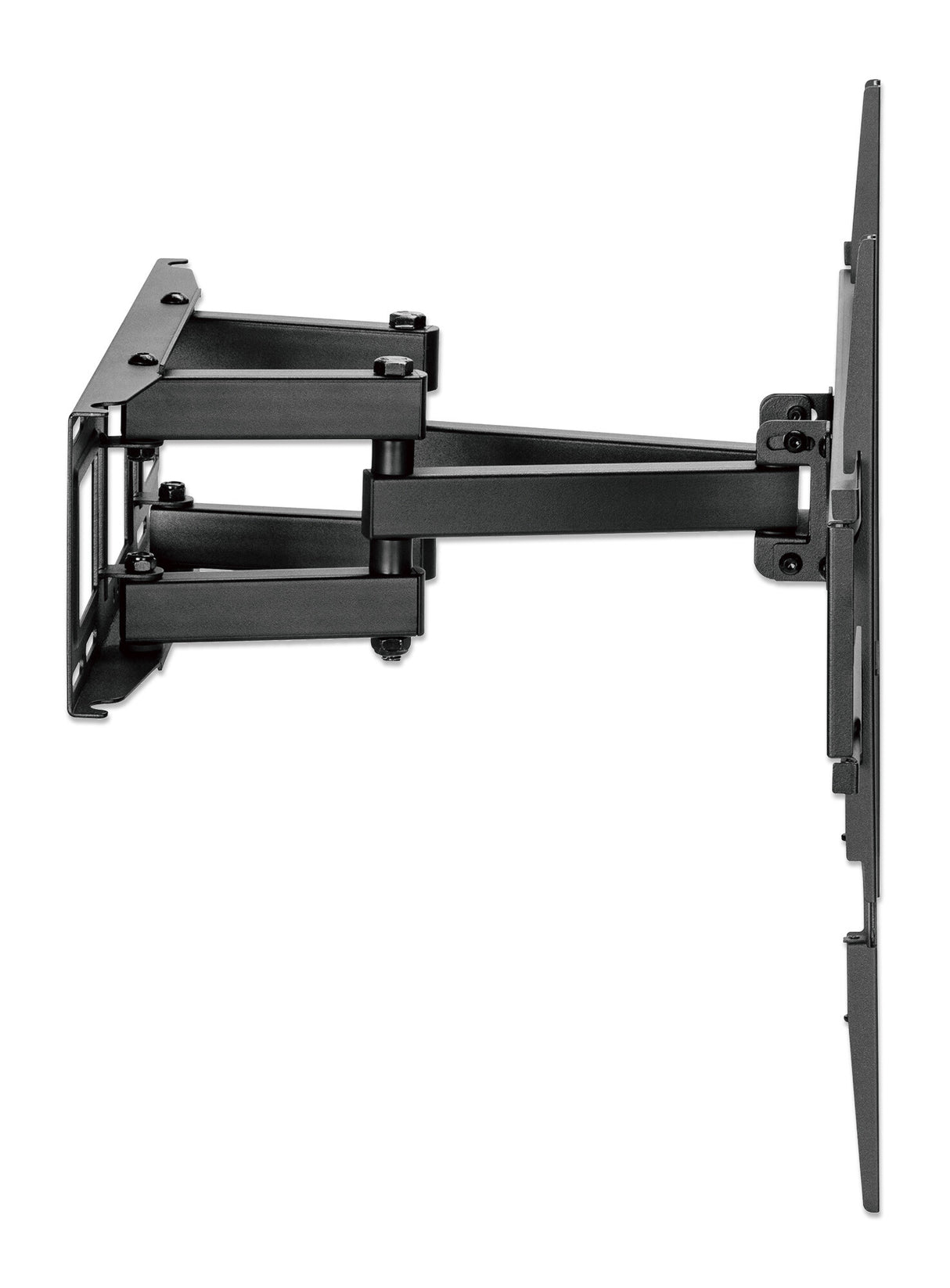 Manhattan Wall Mount for TV & Monitors (Full Motion), For screens 32" to 55", VESA compatability: all between 100x100mm and 400x400mm - check the dimensions of the four mounting holes on back of screen to ensure it fits, Max 40kg, Black, Bracket, Lifetime