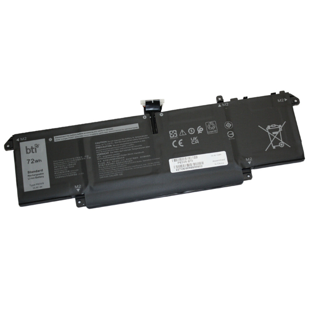 BTI CDTT2 compatible 72Wh 4-cell battery for DELL PRECISION 5470 5480