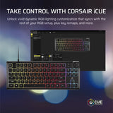 Corsair K55 CORE TKL RGB keyboard Gaming USB QWERTY UK English Black