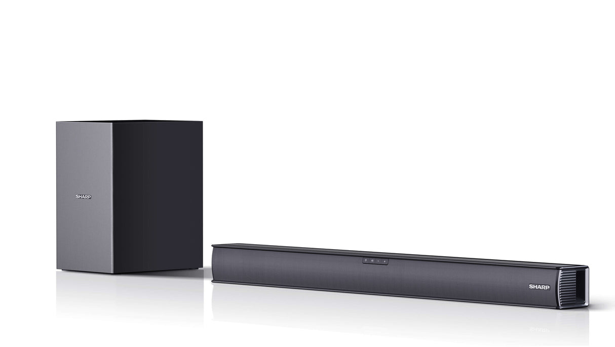 Sharp HT-SB182 2.1 Soundbar, 160W Slim Bluetooth Soundbar with Wireless Subwoofer