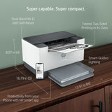 HP LaserJet M209dw Printer, Black and white, Printer for Home and home office, Print, Two-sided printing; Compact Size; Energy Efficient; Dualband Wi-Fi