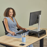 Fellowes Keyboard Wrist Rest Breyta Keyboard Wrist Support with Antibacterial Protection Ergonomic Wrist Support Marine