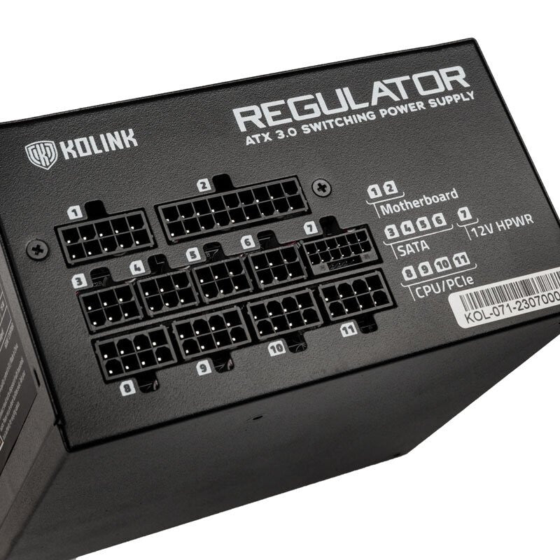 Kolink Regulator power supply unit 1200 W 20+4 pin ATX ATX Black