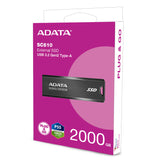 ADATA SC610 USB flash drive 2 TB USB Type-A 3.2 Gen 2 (3.1 Gen 2) Black