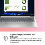 HP EliteBook 6 G1i AI PC Intel Core Ultra 5 225U Laptop 40.6 cm (16") WUXGA 24 GB DDR5-SDRAM 512 GB SSD Wi-Fi 6E (802.11ax) Windows 11 Pro Silver