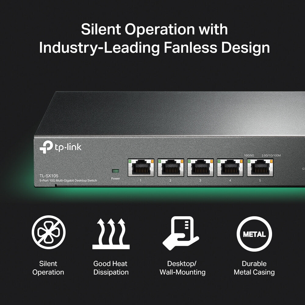 TP-Link 5-Port 10G Desktop Switch