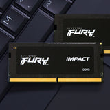 Kingston Technology FURY 16GB 4800MT/s DDR5 CL38 SODIMM (Kit of 2) Impact