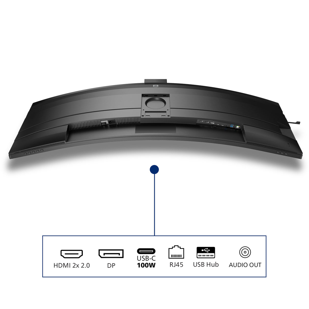 Philips 49B2U6903CH/00 computer monitor 124 cm (48.8") 5120 x 1440 pixels Dual QHD LCD Grey