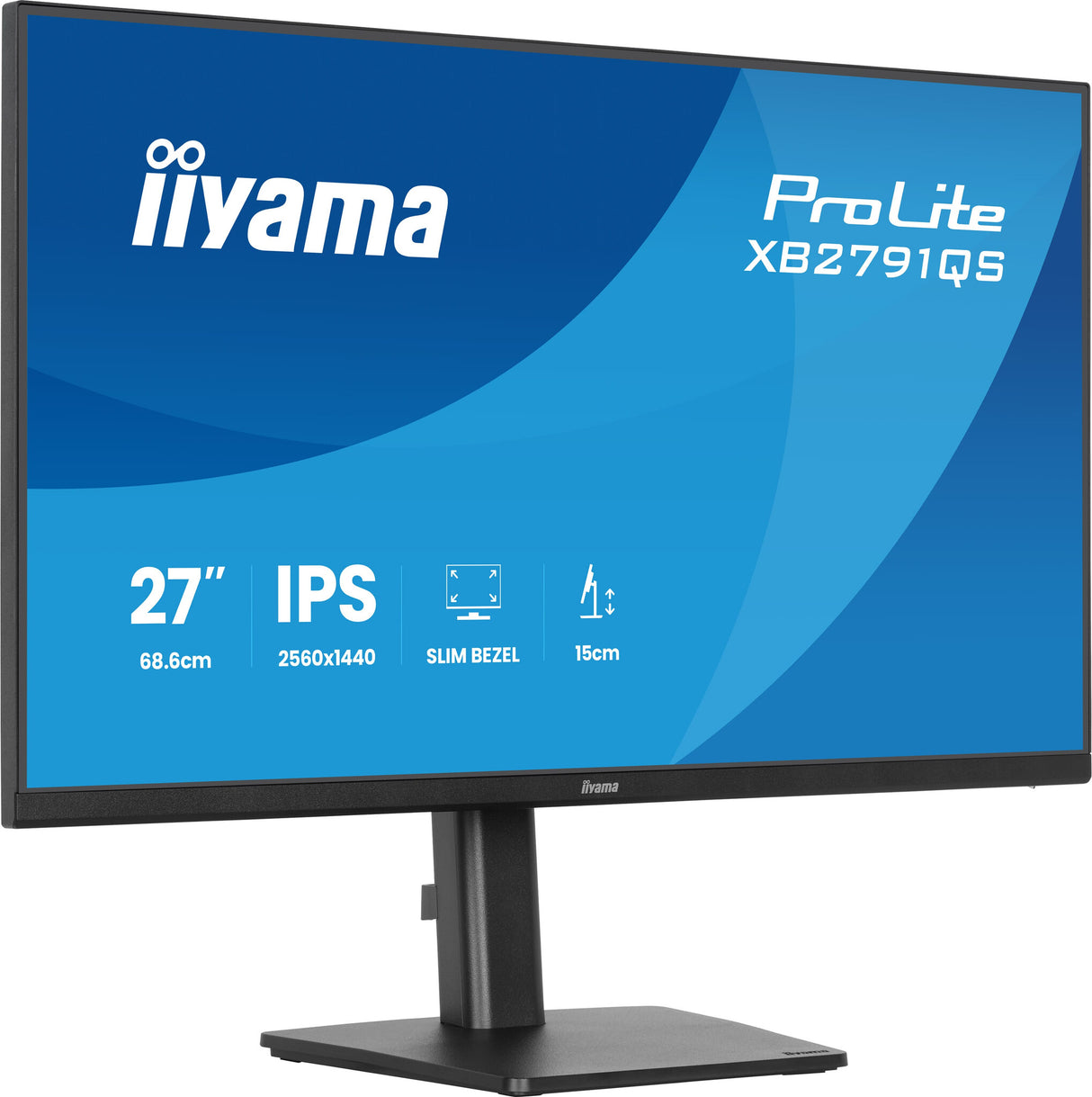 iiyama ProLite XB2791QS-B1 computer monitor 68.6 cm (27") 2560 x 1440 pixels Quad HD LED Black