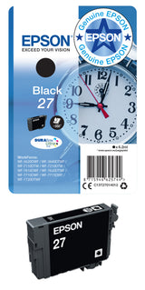 Epson Alarm clock Singlepack Cyan 27 DURABrite Ultra Ink
