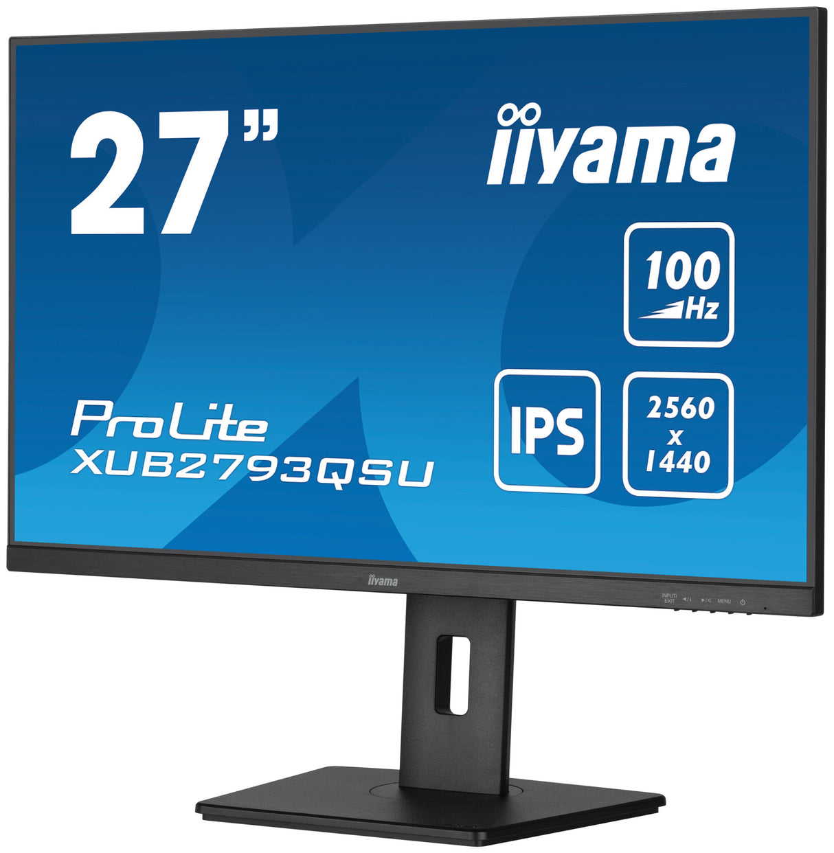 iiyama ProLite XUB2793QSU-B6 LED display 68.6 cm (27") 2560 x 1440 pixels Quad HD Black