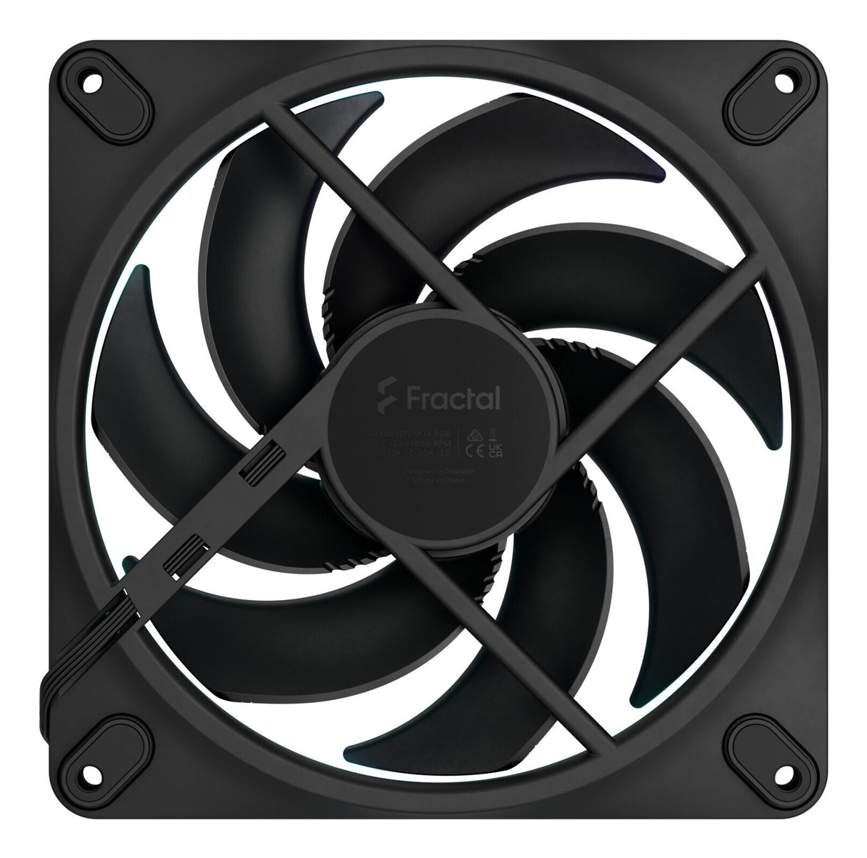 Fractal Design Momentum 14 RGB Computer case Fan 14 cm Black 1 pc(s)