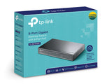 TP-Link TL-SG1008P network switch Unmanaged Gigabit Ethernet (10/100/1000) Power over Ethernet (PoE) Hazelnut