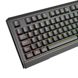 VIDA GAMER BLK 4IN1 USB KB MS HS KIT keyboard Mouse included Gaming QWERTY UK English Black