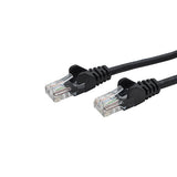 connektgear 10m RJ45 CAT6 UTP Stranded Flush Moulded LS0H Network Cable - 24AWG - Black