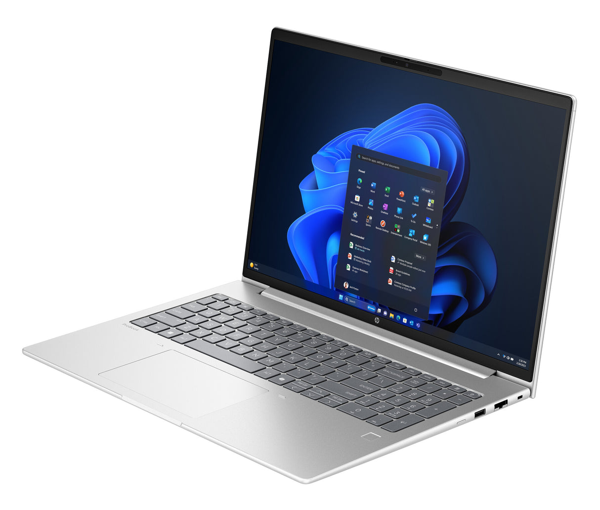 HP ProBook 4 G1ah AMD Ryzen™ 5 220 Laptop 40.6 cm (16") WUXGA 16 GB DDR5-SDRAM 256 GB SSD Wi-Fi 6E (802.11ax) Windows 11 Pro Silver