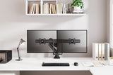 Neomounts DS75-450BL2 Monitor arm 17-32" - gas spring - Topfix - 180°-stop