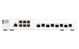 QNAP QSW-M2106-4C network switch Managed L2 2.5G Ethernet (100/1000/2500) White