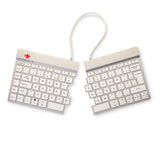 R-Go Tools Ergonomic keyboard R-Go Split Break with break software, ergonomic split keyboard, QWERTY (UK), Bluetooth, white