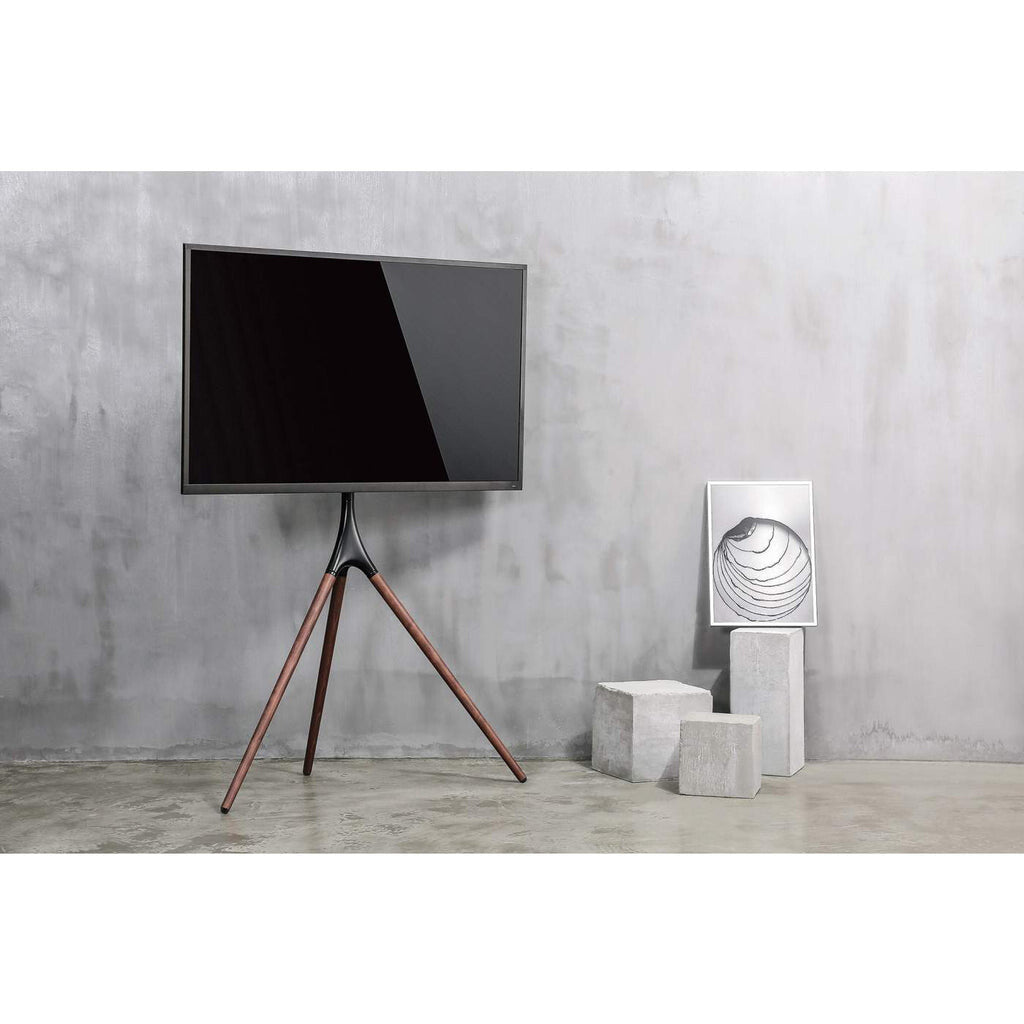 Manhattan Tripod Floor Mount for TV & Monitors, Stand Assembly, For screens: 37" to 65", VESA compatability: all between 200x200 to 600x400mm - check the dimensions of the four mounting holes on back of screen to ensure it fits, Max 32kg, Black, LFD, Brac