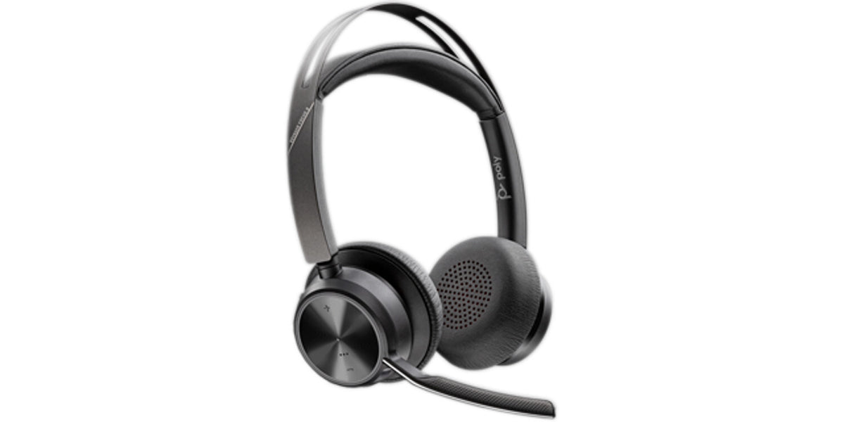 HP Poly Voyager Focus 2 USB-C-C Headset +USB-C/A Adapter