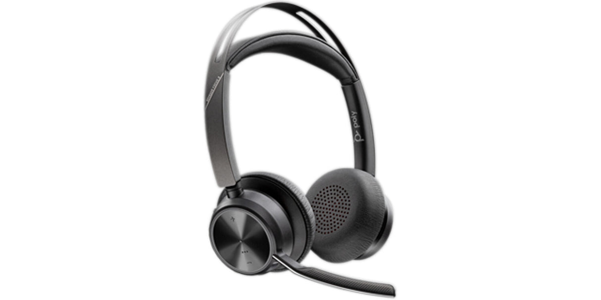 HP Poly Voyager Focus 2 USB-C-C Headset +USB-C/A Adapter
