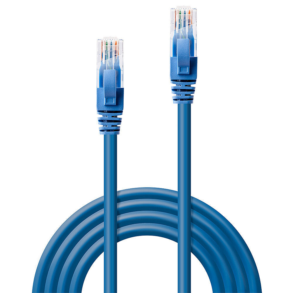 Lindy 3m Cat.6 U/UTP Network Cable, Blue