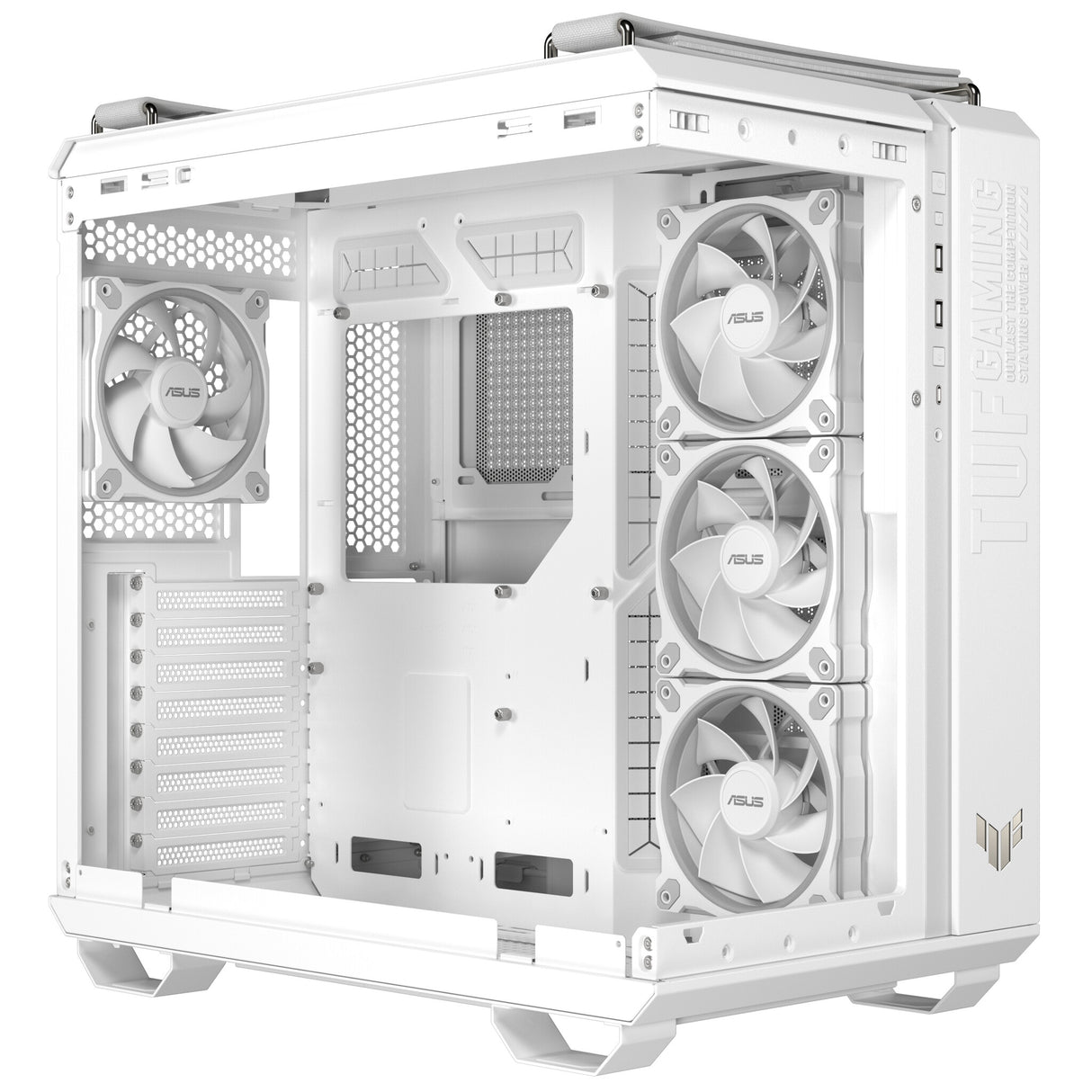 ASUS TUF GAMING GT502 Horizon TG ARGB White Midi Tower
