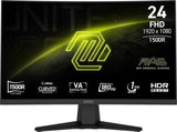 MSI MAG 244C computer monitor 59.9 cm (23.6") 1920 x 1080 pixels Full HD LCD Black