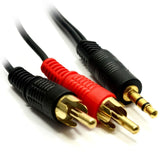 Target 2TR-302 audio cable 2 m 3.5mm 2 x RCA Black